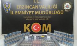 Erzincan’da 400 paket kaçak sigara ele geçirildi