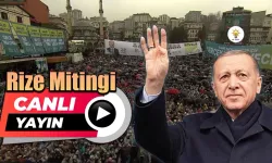 Cumhurbaşkanı Erdoğan'ın Rize mitingi canlı yayın