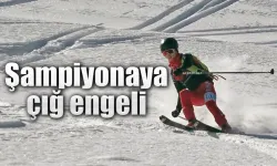 Dağ Kayağı Türkiye Şampiyonası çığ engeline takıldı