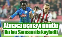 Çaykur Rizespor Samsunspor'a deplasmanda 3-0 kaybetti