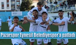 Pazarspor: 4 - Eynesil Belediyespor: 1