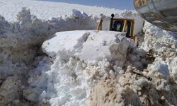 Doski Vadisi’nde 5 metrelik karla mücadele çalışması