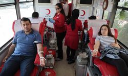 Elazığ’da öğretmen ve öğrenciler kan bağışında bulundu