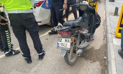 İki motosiklet çarpıştı: 1 yaralı