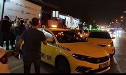 İstanbul’da taksiciler öldürülen meslektaşları için eylem yaptılar