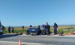 Manyas’ta yaralamalı trafik kazası
