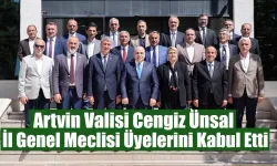 Vali Cengiz Ünsal,  İl Genel Meclisi Üyelerini Kabul Etti