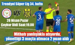 Çaykur Rizespor MKE Ankaragücü maçının hakemi açıklandı