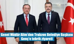 Genel Müdür Alim’den Trabzon Belediye Başkanı Genç’e tebrik ziyareti