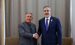 Bakan Fidan, Tataristan Özerk Cumhuriyeti Cumhurbaşkanı Minnihanov ile görüştü