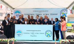 Başkan Büyükkılıç, Pınarbaşı Terminal ve Ticaret Binası temel atma törenine katıldı