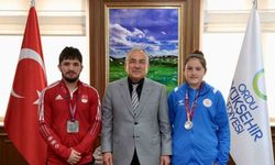 Başkan Güler, başarılı sporcuların hedefini ‘Avrupa ve Dünya şampiyonluğu’ olarak belirledi