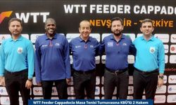 KBÜ’lü iki hakem WTT Feeder Cappadocia Masa Tenisi Turnuvası’nda görev aldı