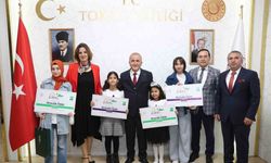 Tokat’ta minik Hatice’nin büyük iyiliği: Gazze’deki çocuklar için ödülünü bağışladı
