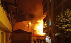 Turgutlu’da metruk binada çıkan yangın korkuttu