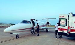 Uçak ambulans Asmin bebek için havalandı