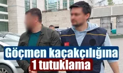 Göçmen kaçakçılığına 1 tutuklama