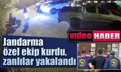 Jandarma özel ekip kurdu, zanlılar yakalandı