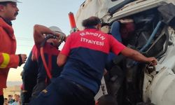 Mardin’de tanker ile tır çarpıştı: 1 yaralı
