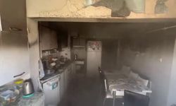 Mutfakta çıkan yangın korkuttu
