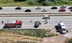 Ticari araçla çarpışan otomobil 175 metre sürüklendi: 4 yaralı
