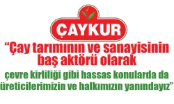 ÇAYKUR'dan çevre kirliliği haberlerine açıklama