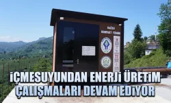 İçme suyundan enerji üretim çalışmaları devam ediyor