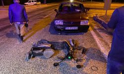 Isparta’da otomobil ile motosiklet çarpıştı: 1 yaralı