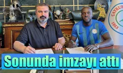 Çaykur Rizespor Ali Sowe'u kadrosuna kattı