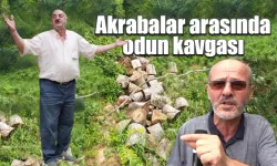 Rize’de akrabalar arasında odun kavgası