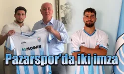 Pazarspor iki futbolcusu ile devam dedi.