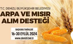 Denizli Büyükşehir arpa ve mısır alım desteği verecek