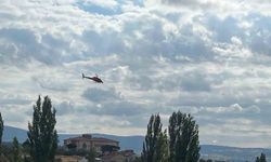 Domaniç’te "inmeyen helikopter" vatandaşları heyecanlandırdı