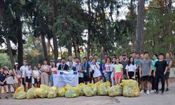 Erasmus öğrencileri, Antalya’da doğa için bir araya geldi