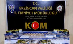 Erzincan’da kaçak tütün mamulleri ele geçirildi