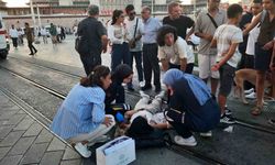 Taksim’de bir genç kız epilepsi nöbeti geçirdi