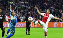 UEFA Avrupa Ligi: Ajax: 1 - Beşiktaş: 0 (İlk yarı)