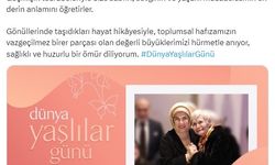 Emine Erdoğan’dan "Dünya Yaşlılar Günü" mesajı