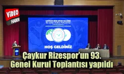 Çaykur Rizespor’un 93. Genel Kurul Toplantısı yapıldı