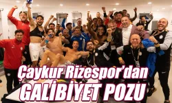 Çaykur Rizespor sosyal medyadan galibiyet pozu paylaştı