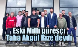 Türkiye Güreş Federasyonu Başkanlığına Aday Olan Taha Akgül Rize’de