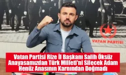 Vatan Partisi İl Başkanı Öksüz'den anayasa değişikliği eleştirisi