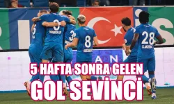 Çaykur Rizespor, 5 hafta sonra gol sevinci yaşadı