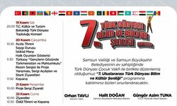 "7. Uluslararası Türk Dünyası Bilim ve Kültür Şenliği" Samsun’da