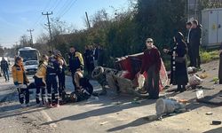 Baba ile oğlu ayıran kazanın ardından olay yerinden kaçan kamyonet sürücüsü tutuklandı