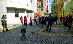 Bayburt Ağız ve Diş Sağlığı Merkezi’nde yangın tatbikatı gerçekleştirdi