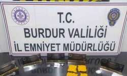 Burdur’da araçta ele geçirilen uyuşturucuya 2 tutuklama