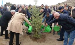 Çanakkale’de Milli Ağaçlandırma Günü çerçevesinde 34 bin 500 bin fidan toprakla buluştu