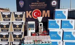 Erzurum’da kaçak sigara operasyonu