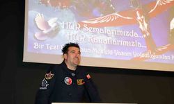 HÜRKUŞ Test Pilotu Özpala, tecrübelerini NEÜ öğrencileriyle paylaştı